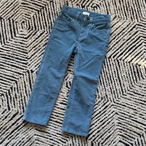 Crewcuts Blue Corduroy Trousers kids sz 4